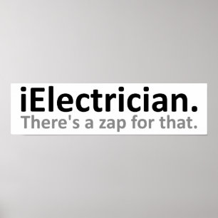 iElectrician Funny Poster