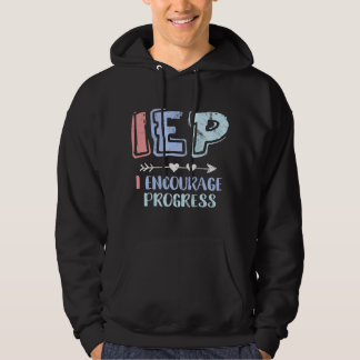 IEP I Förderung Fortschritt SPED-Lehrer Sonderpäda Hoodie