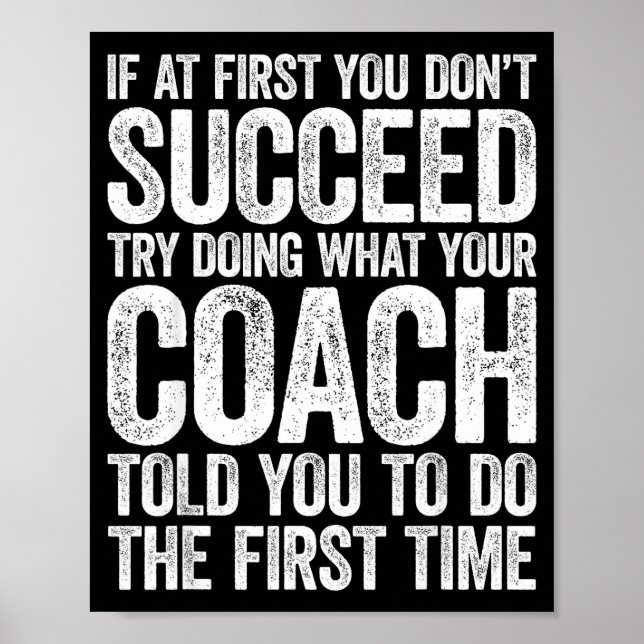 If At First You Dont Succeed Try Doing What Your C Poster (Vorne)