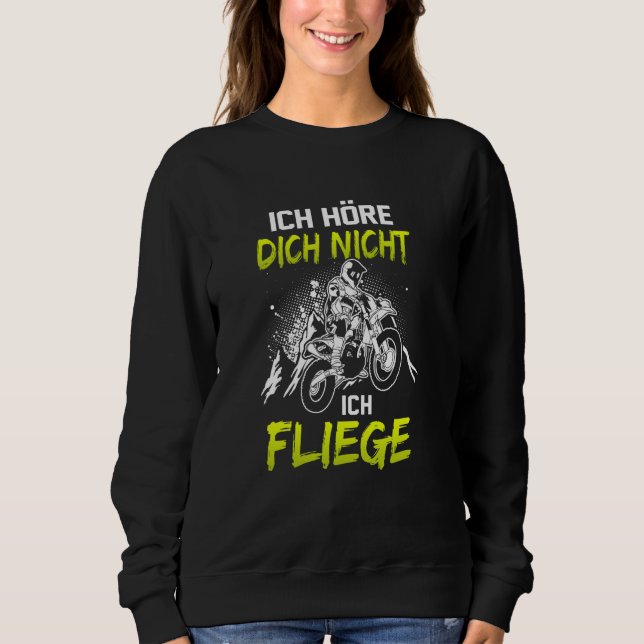 If Dirt Aint Flyin' You Ain't Tryin Dirt Bike Endu Sweatshirt (Vorderseite)