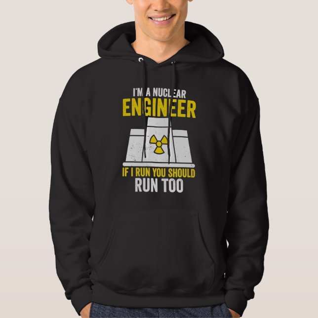 If I Run You Shoul Run Too Hoodie (Vorderseite)