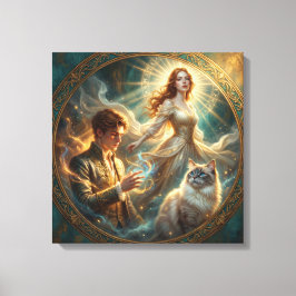 If My Pet Were Human Stretch canvas Leinwanddruck