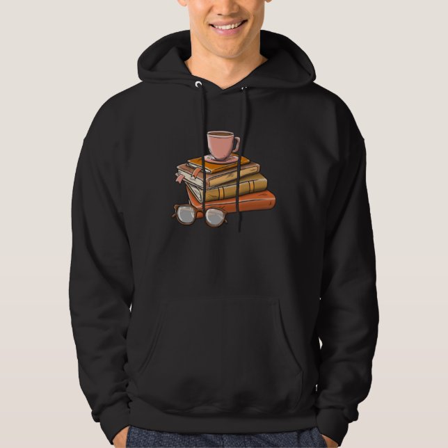 If The Book Is Open I m Busy Book  Reading  Quote  Hoodie (Vorderseite)