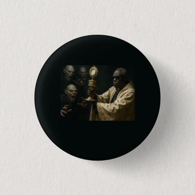 'If the Pope were Blade' Button (Vorderseite)