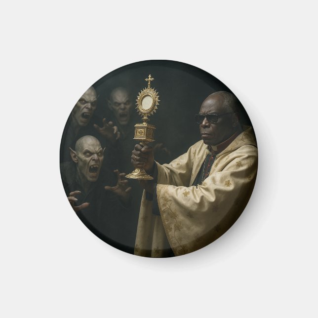 'If the Pope were Blade' Magnet (Vorne)