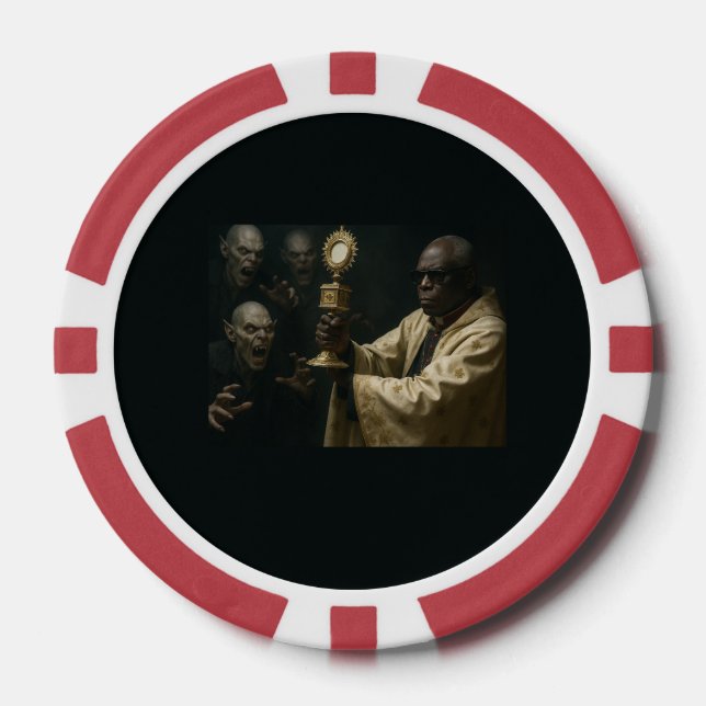 'If the Pope were Blade' Pokerchips (Vorderseite)