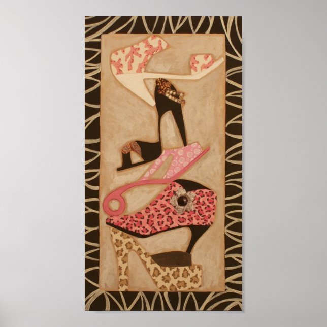 If the Shoe Fits!: Fun Fashion Poster (Vorne)