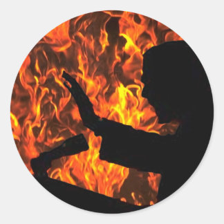 If_There_War_A_Hell_by_SrVnDaNK Runder Aufkleber