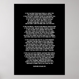 If you can keep your head when all about you... poster