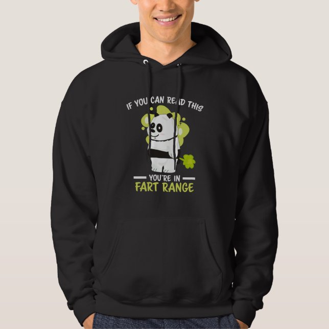 If You Can Read This You re in Fart Range Hallowee Hoodie (Vorderseite)