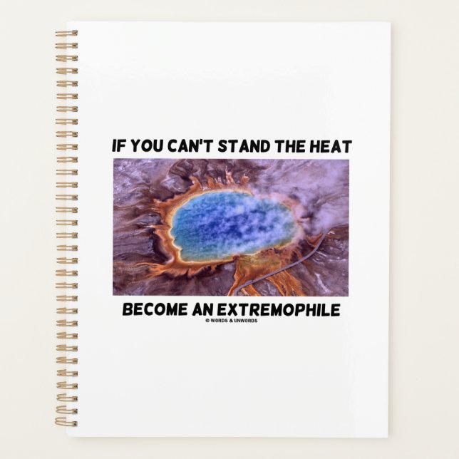 If You Can't Stand The Heat Become An Extremophile Planer (Vorderseite)