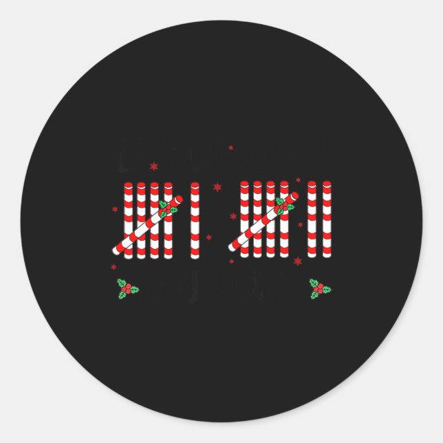 If You Know You Know 6 7 Meme Tally Marks Counting Runder Aufkleber (Vorderseite)