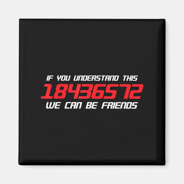 If You Understand This 18436572 Funny Mechanic Car Magnet (Vorne)