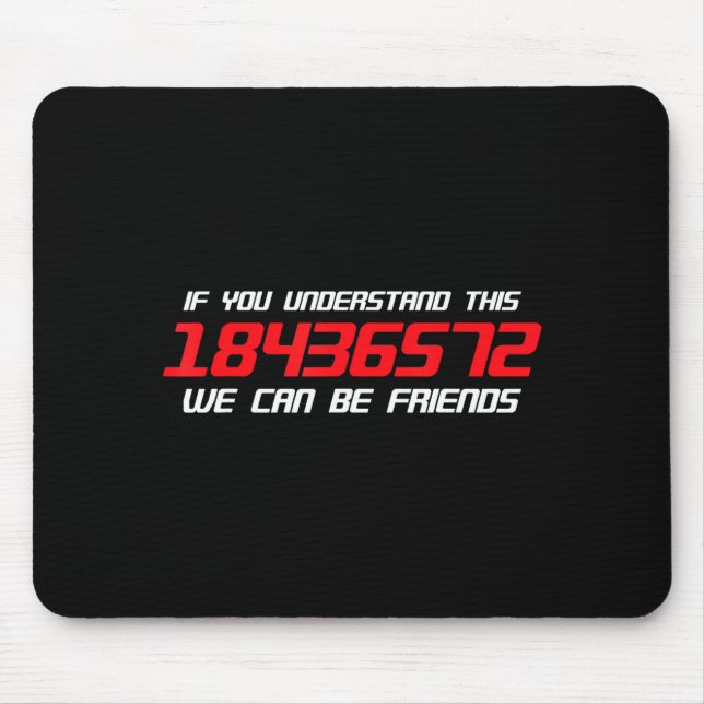 If You Understand This 18436572 Funny Mechanic Car Mousepad (Vorne)