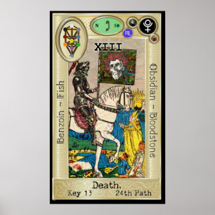 Ifdawn Deepdream Tarot Key 13 ~ Tod Poster