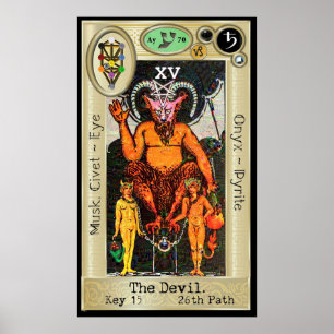 Ifdawn Deepdream Tarot Key 15 ~ Der Teufel Poster