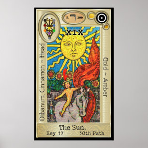 Ifdawn Deepdream Tarot Key 19 ~ The Sun Poster