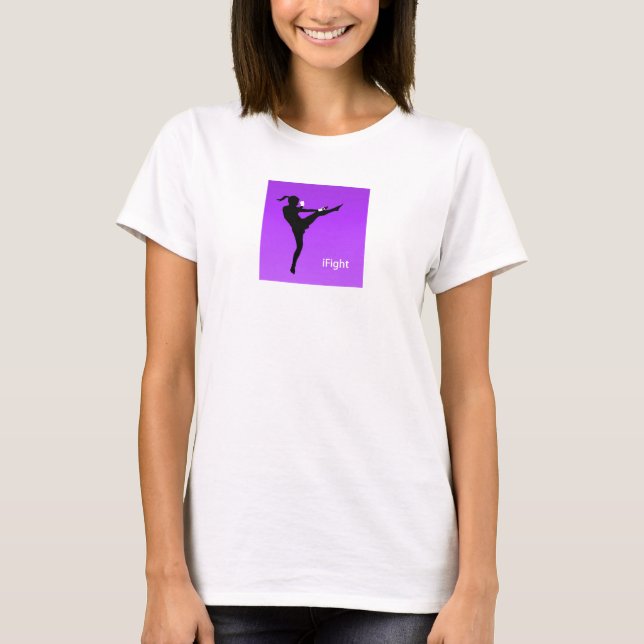 iFight Spaghetti-Schnur-Spitze T-Shirt (Vorderseite)