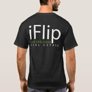 iFlip. Ich drehe wirkliches Anwesen um. T-Shirt