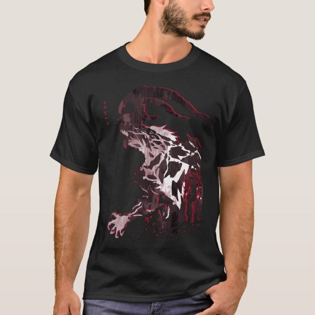 Ifrit Awakening Gray Ver.Fantasy Xvi T-Shirt (Vorderseite)