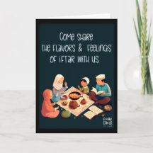 Iftaar-Einladung - Familienmahlzeit
