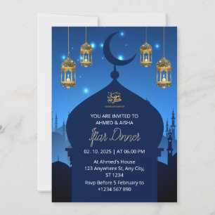 Iftar Dinner Einladung Rmadan Marine Moschee