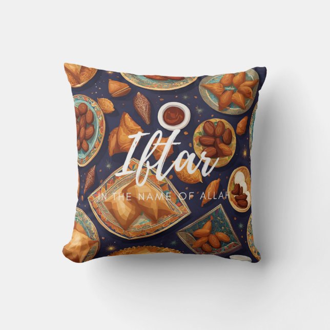 Iftar Food Design Cushion Kissen (Vorderseite)