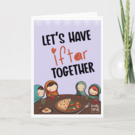 Iftar Invite - Friends Karte