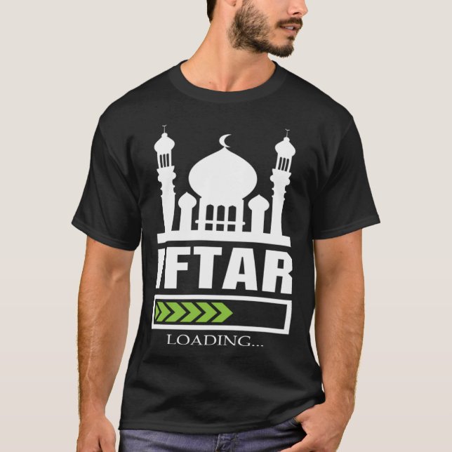 Iftar Loading Muslim Allah Religion Mosque Koran I T-Shirt (Vorderseite)