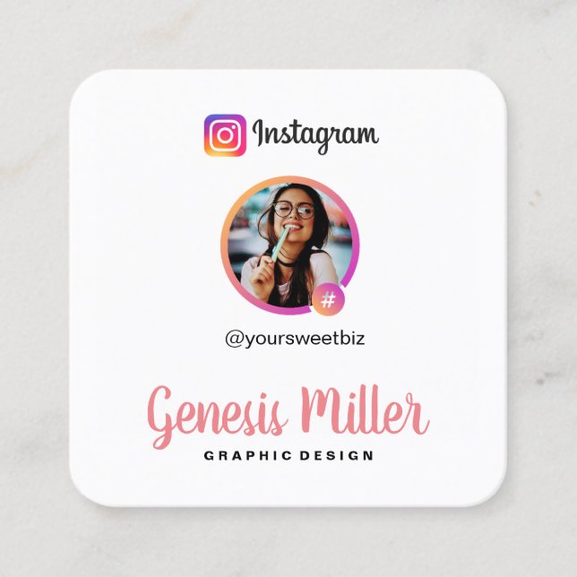 IG Personalisierte Visitenkarte  (Vorderseite)