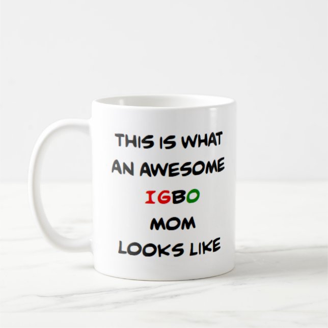 igbo Mutti, großartig Kaffeetasse (Links)