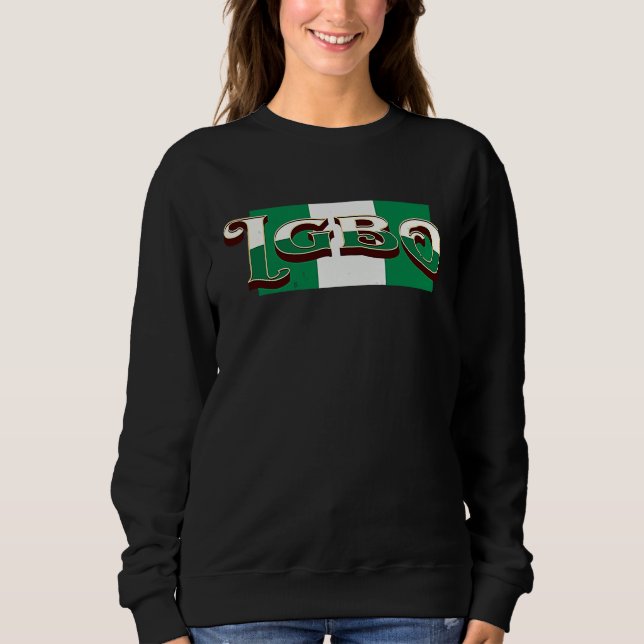 Igbo Nigerian Soul  Ancestry Initiation Sweatshirt (Vorderseite)