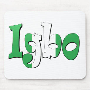 Igbo (nigerische Flagge) Mousepad