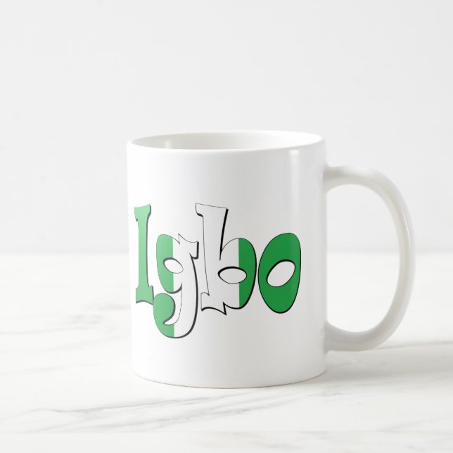 Igbo (nigerische Flagge) Tasse (Rechts)