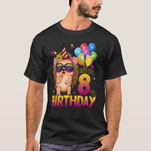 Igel 8. Geburtstag 8 Jahre alter Igel Geburt T-Shirt