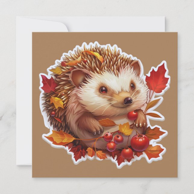 Igel-Abenteuer im Herbst (Vorderseite)