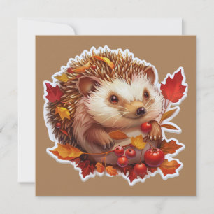 Igel-Abenteuer im Herbst