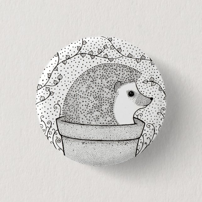 Igel Abzeichen Button (Vorderseite)