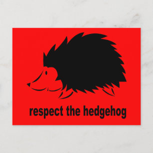 Igel - Achtung des Igels Postkarte