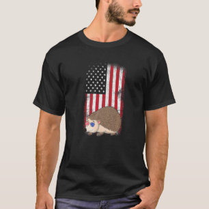 Igel American Flag Boys Girls Men Women Vierter T-Shirt