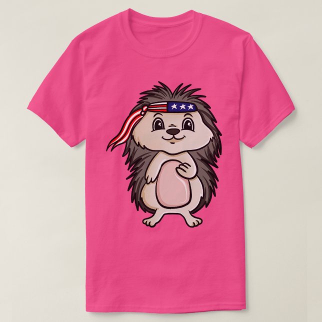 Igel American T-Shirt (Design vorne)