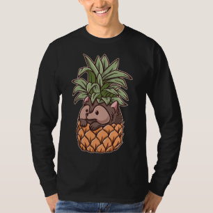 Igel Ananas Aloha Beach Sommer Igel T-Shirt