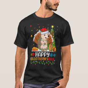 Igel Animal Happy Igel Hellothanksmas T-Shirt