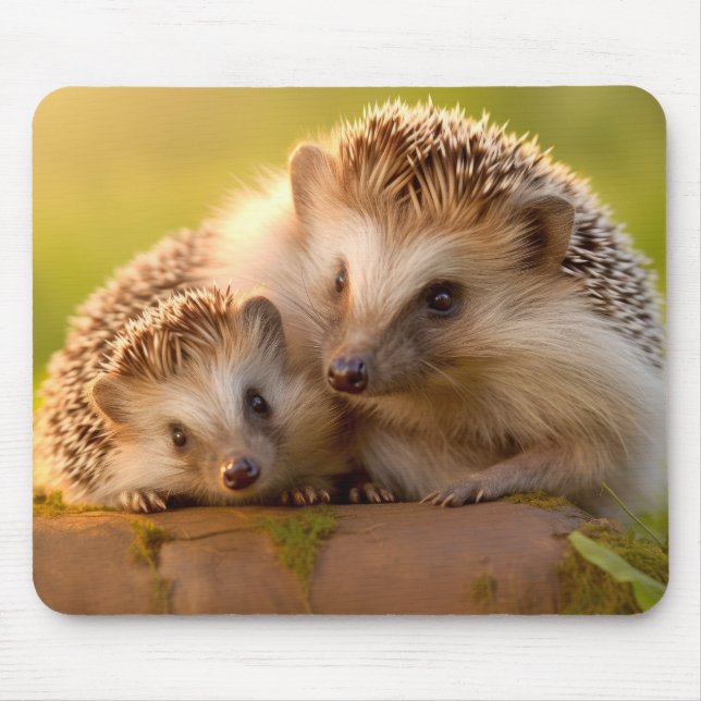 Igel Animal Wild Beauty Freedom Mousepad (Vorne)