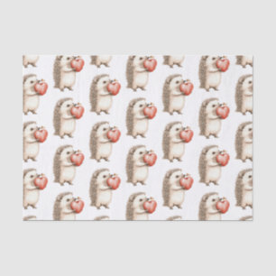 Igel Apple Heart Birthday Seidenpapier