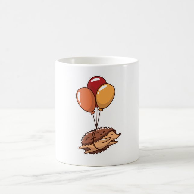 Igel-Ballons Kaffeetasse (Mittel)