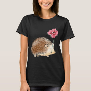 Igel Blume Igel Männer Kinder T-Shirt