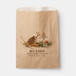 Igel Butterfly Pilz Woodland Babydusche Geschenktütchen