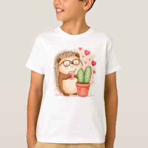 Igel Cactus Cheers Watercolor T-Shirt