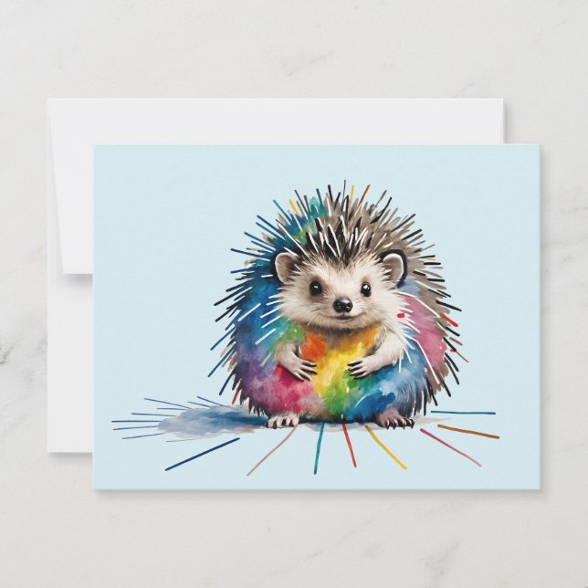 Igel Dankeskarte (Vorderseite)